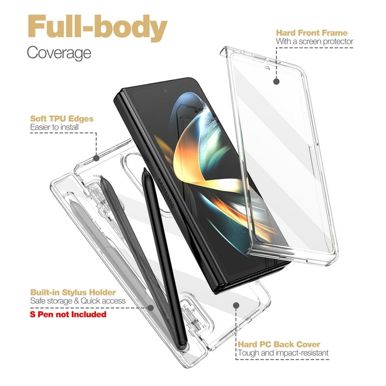 Suritch for Samsung Galaxy Z Fold 4 Case with Pen Holder Suritch for Samsung Galaxy Z Fold 4 Case with Pen Holder