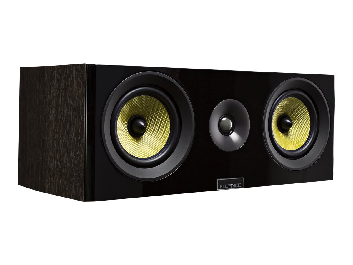 Fluance Signature Series HFCW - Center channel speaker - for home theater - 40 Watt - 2-way - natural walnut - image 4 of 6