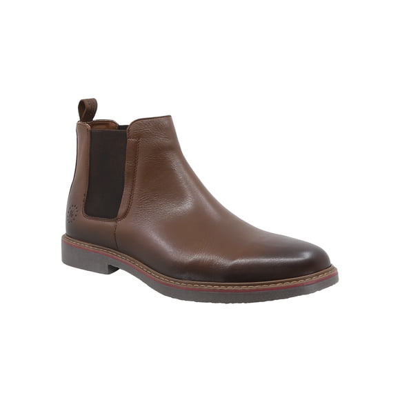 Botín Chelsea De Piel Triples Parma 36160 Café Hombre