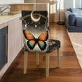 thumbnail image 5 of Xoenoiee Butterfly Mushroom Moon Star Print Dining Room Chair Covers Slipcovers Stretch Removable Washable Kitchen Parsons Chair Covers Protector for Dining Room, Hotel, Ceremony, 1 Pack, 5 of 7