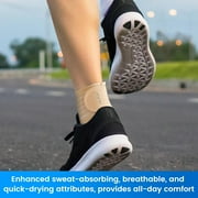 Velpeau Ankle Support Brace for Ligament Damage & Sprained Ankle, Plantar Fasciitis Support & Achilles Tendonitis Pain Relief, Ankle Brace for Foot Pain Recovery,Unisex(Khaki, M)