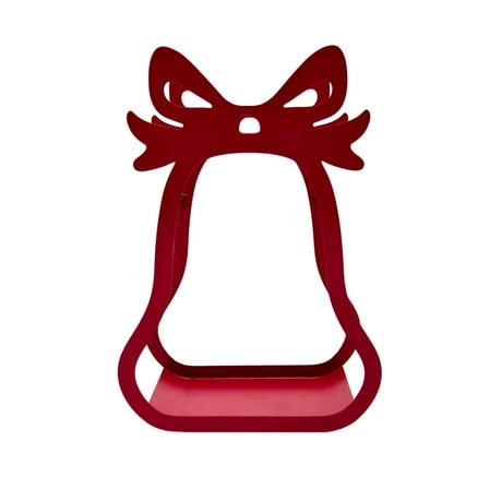 8.5" Red Metal Bell Tray by Ashland®-Christmas and Holiday Décor for the Home