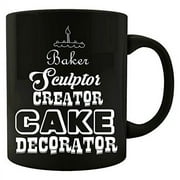 Funny Cake - Baker Sculptor Creator Decorator - Dessert Food Humor - Colored Mug