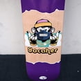 thumbnail image 1 of Yocaher Série Chimp Speak No Evil Planche à Roulettes Graphique – 7.75” Planche à Roulettes Deck Seulement – Violet, 1 of 4