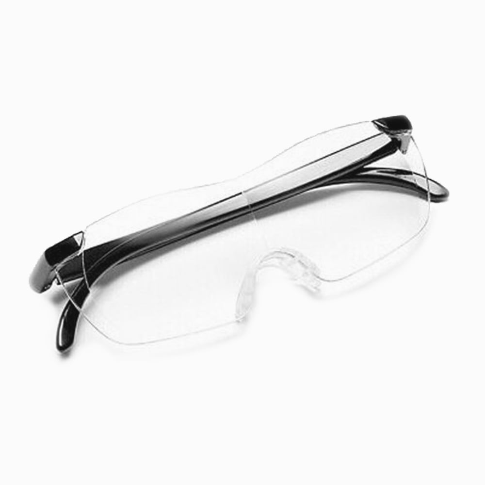 Vision Magnifying Glasses,Magnifying Glasses Adjustable 4X Magnifying  Eyewear Anti-Glare Wearable Magnifier Glasses for Presbyopia Seniors  Watching Tv