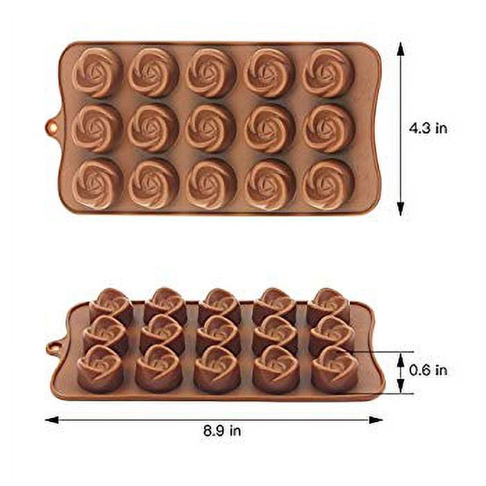 Truffle Mold, Set of 4 Packs Food Grade Non-Stick Silicone Jelly Chocolate  Candy Ice Molds 
