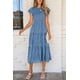 thumbnail image 3 of Vestido midi PRETTYGARDEN con estampado floral para verano 2025 para mujer, 3 of 9