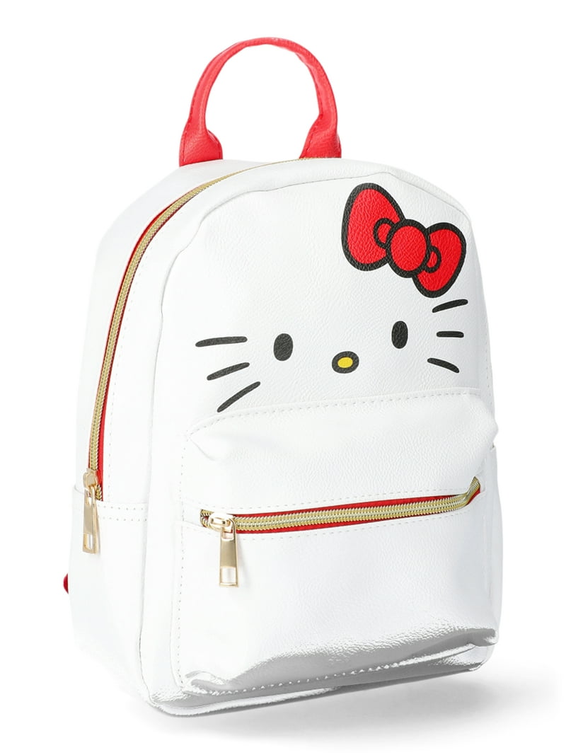 Sanrio Kids Hello Kitty PU Mini Backpack, White - Walmart.com display picture 1