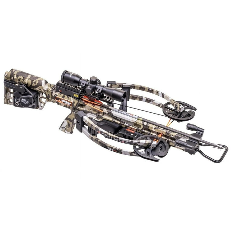 TenPoint Wicked Ridge RDX 410 Reverse-Draw Crossbow with TenPoint Wicked Ridge RDX 410 Reverse-Draw Crossbow with