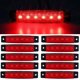 thumbnail image 3 of Luces de giro laterales para remolque de camión de 30 piezas de 12 V, 6 LED, rojo, blanco y ámbar, 3 of 5