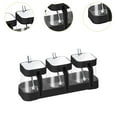 thumbnail image 6 of deevoka Kitchen Condiment Storage Set Condiment Container for Sugar Salts Coffee Bar black, 6 of 9