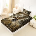 thumbnail image 4 of Erosebridal Jungle Deer Elk Twin Sheet Sets for Kid, Rustic Farmhouse Bedding, 3pcs, 4 of 5