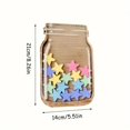 thumbnail image 4 of Wooden Star Jar - Desktop Decorative Collectible for Trinkets Memories Home Décor, 4 of 7