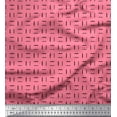 thumbnail image 1 of Soimoi Rayon Crepe Fabric Geometric Small Print Fabric by The Yard 46 Inch Wide, 1 of 3