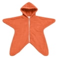 thumbnail image 5 of felwors Baby Starfish Onesie,Cozy Star Babies Swaddle Bag,Infant Soft Fleece One Piece Romper,Fall Winter Warm Outfits, 5 of 7
