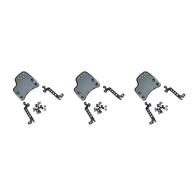 Riwesomey Protección de pantalla de parabrisas de motocicleta premium para aerodinámica mejorada gris Type1 NO1