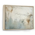 thumbnail image 2 of Designart "Minimalist Horizon With Beige And Grey Waves" Coastal Minimalism Floater Framed Canvas Wall Art, 2 of 5