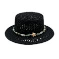 thumbnail image 3 of Womens Beach Sun Straw Hat UV Protection Travel Packable Foldable Brim Summer UV Hat, 3 of 4