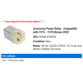 thumbnail image 2 of Accessory Power Relay - Compatible with 1975 - 1978 Nissan 280Z 1976 1977, 2 of 2