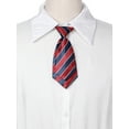 thumbnail image 4 of INSPIRE CHIC Cute Uniform Tie Pre-tied Striped Short Ties for Women School Casual, 4 of 6