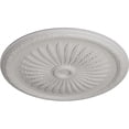 thumbnail image 3 of 36"OD x 1 1/2"P Juniper Ceiling Medallion (Fits Canopies up to 7"), Hand-Painted Ultra Pure White, 3 of 5