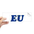 thumbnail image 1 of Abreviatura de Europa Union combinación Rectángulo Parachoques Pegatina Cuaderno Ventana Calcomanía, 1 of 1