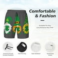 thumbnail image 5 of Daiia Spring St Patrick’S Day Irish Gnomes Mens Swim Trunks Swim Shorts Quick Dry Swim Shorts with Mesh Lining Pockets-Medium, 5 of 9