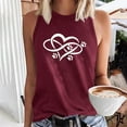 thumbnail image 3 of HomeGardon Summmer Tank Tops Women Plus Size Tops,Women's Summer Sleeveless Top Regular Round Neck Printed Sleeveless Tank Top,S-XXL, 3 of 5