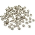 thumbnail image 1 of 100PCS 9mm Nailheads Bricolage Rond Punk Rivets Dôme Métal Goujons (Argent), 1 of 7
