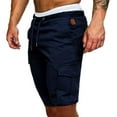 thumbnail image 2 of AMERTEER Shorts Cargo pour Hommes Légers Ripstop Stretch Slim-Fit Confort à devant Plat avec Cordon de Serrage Shorts Classiques d'Extérieur avec Poches Latérales S-2TG Kaki, 2 of 6