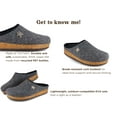 thumbnail image 4 of Tuffeln Felt Clogs for Women Edelweiss, 4 of 11