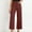 *Wine, variant on ClodeEU Womens Wide Leg Jeans，High Waisted Stretchy Baggy Loose Denim，Casual Pants with Pockets Black,Womens Plus S