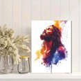 thumbnail image 2 of Qisvanset 12x16 Inch With Frame 2D Flat Wall Art Jesus Ascension Boho Minimalist Watercolor Wall Art, 2 of 8