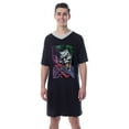 thumbnail image 3 of DC Comics Mens' The Joker Character Icon Nightgown Sleep Pajama Shirt, 3 of 6