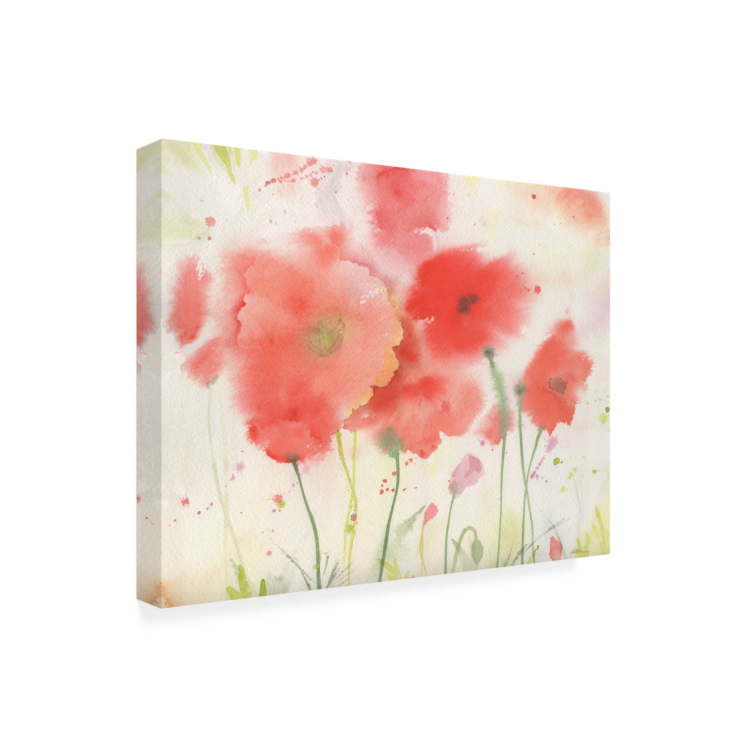 Sheila Golden 'Coral Fiesta' Outdoor All-Weather Wall Decor