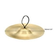 thumbnail image 2 of Unique Bargains Finger Cymbals, 1 Pcs 5.9 Diameter Copper Golden Tone, 2 of 5