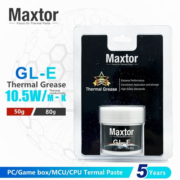 10.5W/m-k GLE Maxtor Thermal Paste PC CPU GPU PS4 Computer MCU Equipment Game BOX Cooler fan thermal grease GLE-10.5W 50g