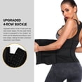 thumbnail image 6 of Vaslanda Waist Trainer for Women Weight loss-Neoprene Underbust Corset Sport Body Shaper Trimmer Girdle, 6 of 8