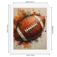 thumbnail image 2 of Paint By Numbers Kit for Adults Beginner - DIY Football Art Splash Explosion Canvas Painting Kits for Adults, Frameless Paint By Number for Adults for Home Wall Decor 16x20 Inch, 2 of 7