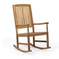 thumbnail image 3 of Christopher Knight Home Arcadia Acacia Wood Rocking Chairs (Set of 2) by  Gray, 3 of 5