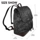 thumbnail image 2 of Fotbe Black And White Dotted Mochila Bolso con Estampado para Mujer, Mochila Antirrobo de Nylon Impermeable, Bolsa Ligera de Hombro, 2 of 4