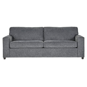 New Classic Furniture Kylo Polyester Fabric 3-Seater Sofa in Ash Gray