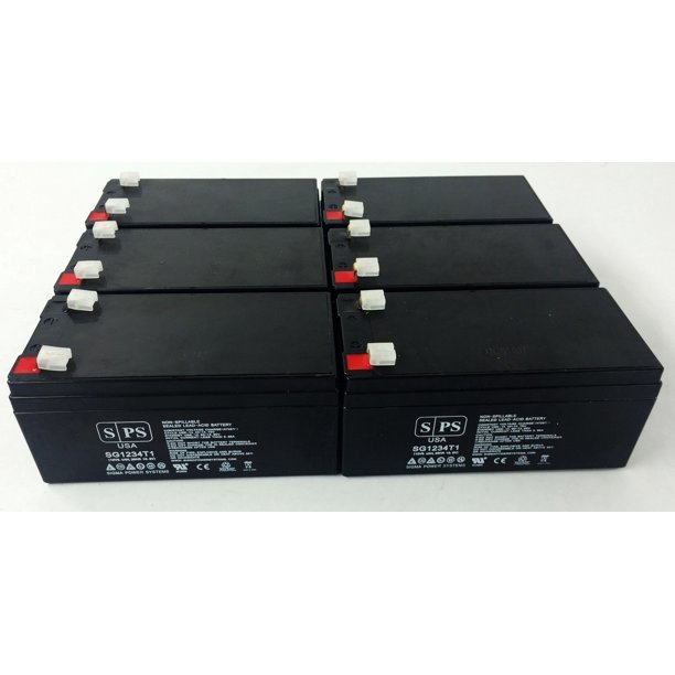 SPS Brand 12V 3 4 Ah Replacement Battery For Honeywell 1500 6 Pack sps-brand-12v-3-4-ah-replacement-battery-for-honeywell-1500-6-pack