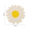 thumbnail image 2 of hirigin Daisy Table Mats Insulation Non-Slip Flower Shape Table Decoration Table Mat for Protect Dining Table, 2 of 9