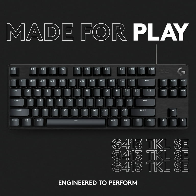 Logicool G　G413TKLSE & G703 Logitech G413 TKL SE Wired Mechanical Gaming Keyboard | GameStop