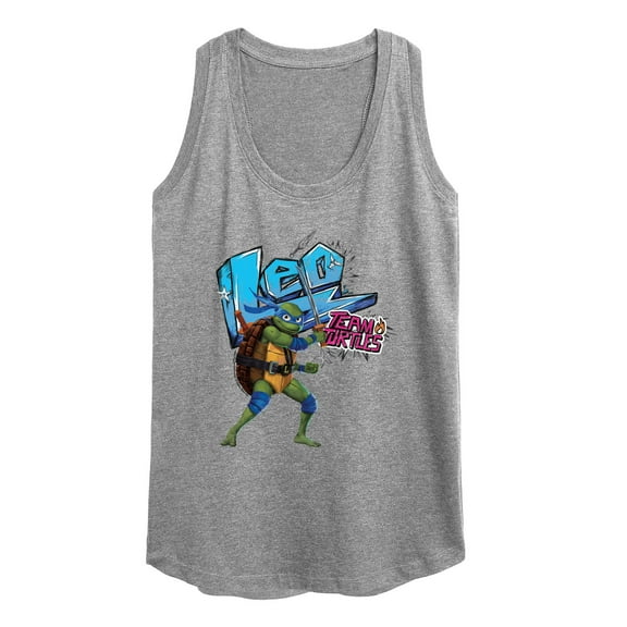 Teenage Mutant Ninja Turtles: Mutant Mayhem - Leonardo AKA Leo - Team Turtles - Women's Racerback Tank Top