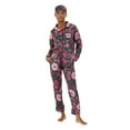 thumbnail image 2 of Faux Silk Floral PJ Set + Eye Mask, 2 of 3