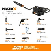 Worx MakerX WX739L 20V Cordless Rotary Tool Kit