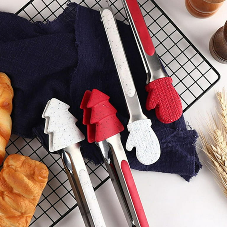 Kitchen Tongs, High Temperature Resistant Creative Christmas