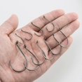 thumbnail image 4 of 100 Pack Fishing Octopus Round Hook Live Bait Hook Black Nickel Tip Offset Wide Gap Surf Fishing Catfish Bass Bluegill Tuna Freshwater Saltwater, 4 of 4